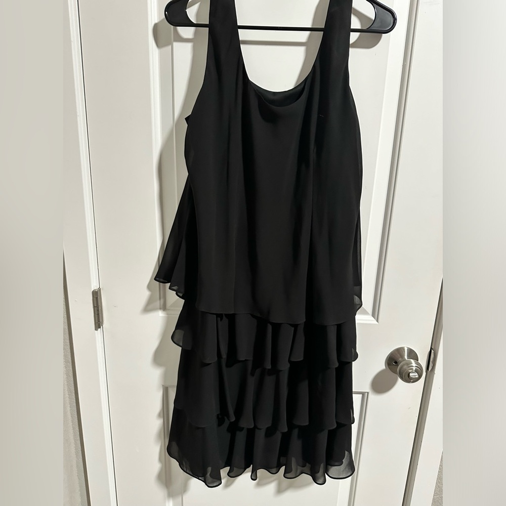 Black cocktail dress